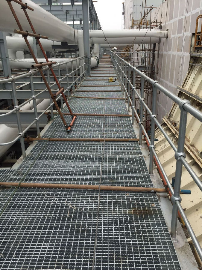 熱鍍鋅鋼格柵板平臺(tái) 熱鍍鋅鋼格柵板平臺(tái)