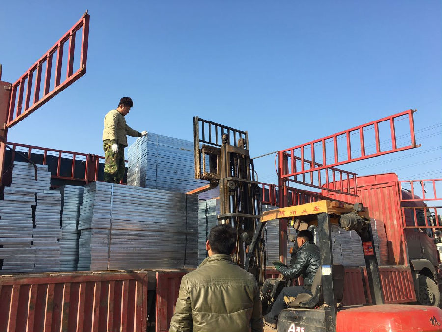 熱鍍鋅鋼格柵板平臺(tái) 熱鍍鋅鋼格柵板平臺(tái)