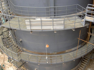 鍋爐平臺鋼格板案例